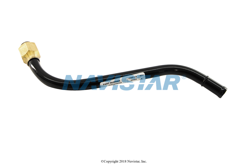 3587478C92 PIPE FLUID  ASSY WATER CAB HEA