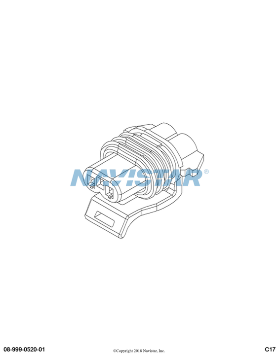 3590299C1 CONNECTR,CONNECTOR BODY*2 WAY