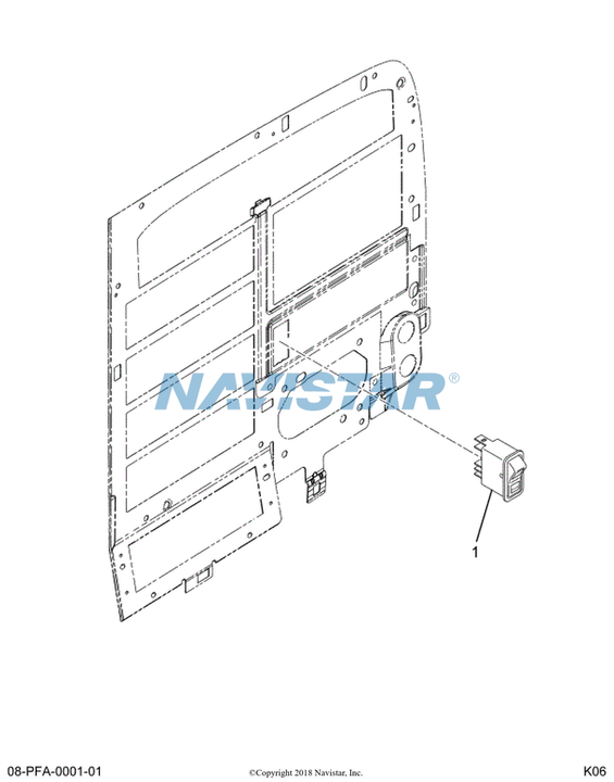 3596670C1 SWITCH HARDWIRED FOR CUST ACC