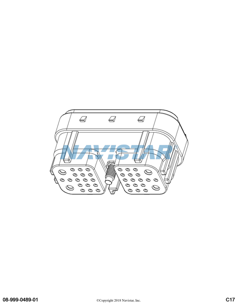 3599542C1 CONNECTR,CONNECTOR BODY  38 WA