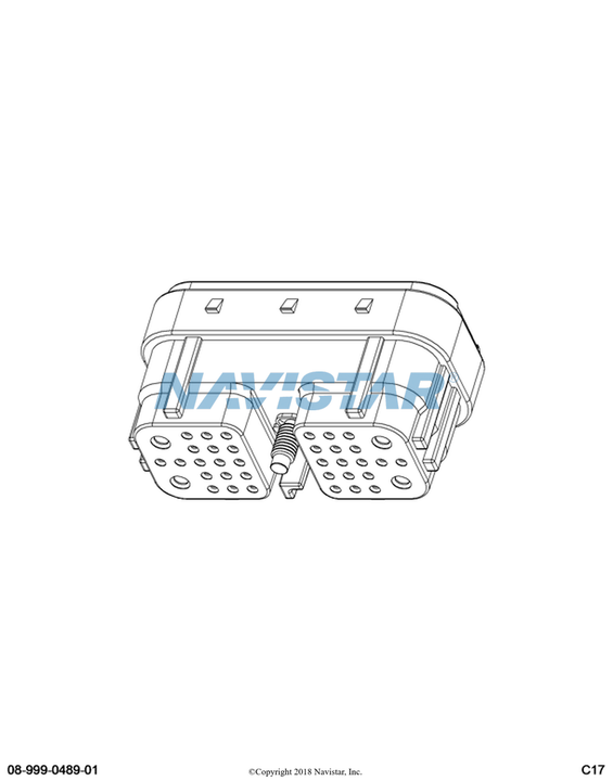 3599542C1 CONNECTR,CONNECTOR BODY  38 WA