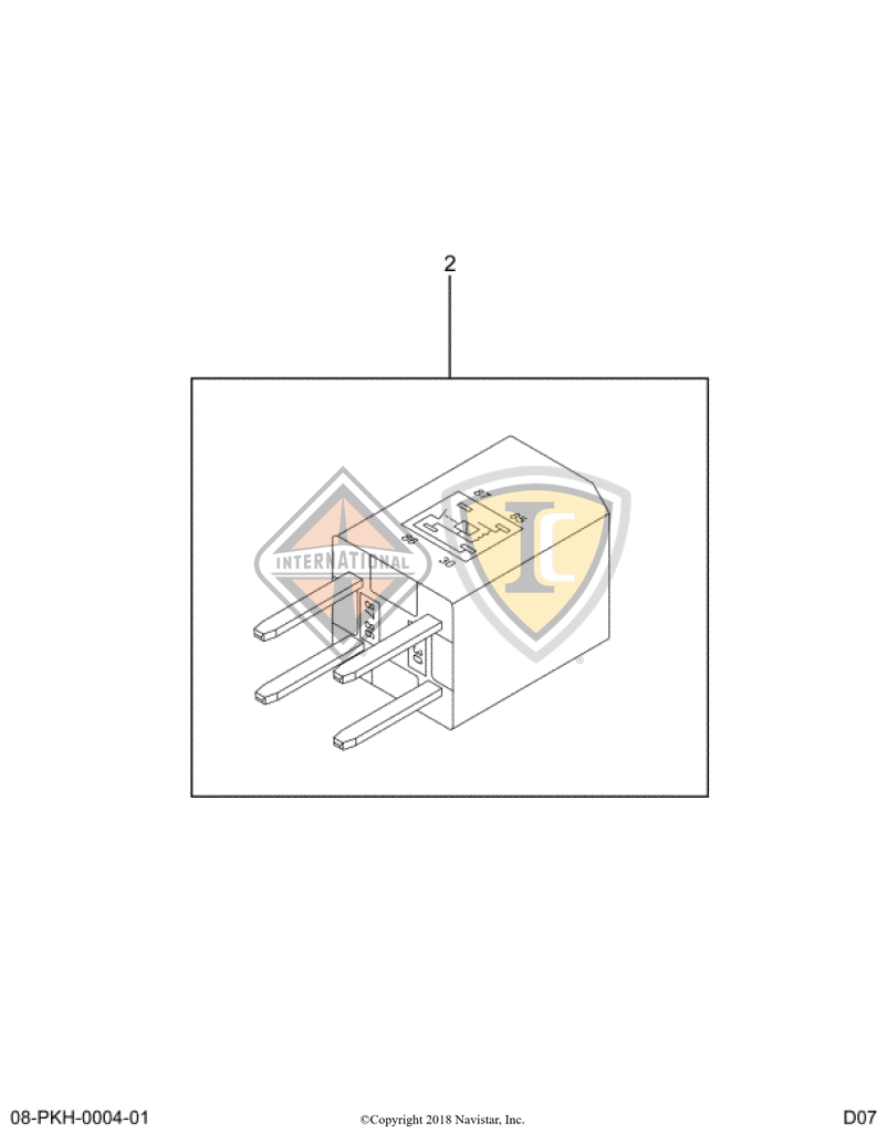 3600330C1 RELAY GEN CONTROL  4 PIN MINI-