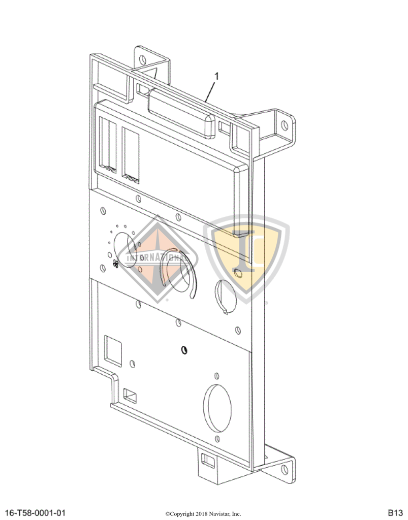 3600595C4 PANEL CONTROL SWITCH MOUNTING