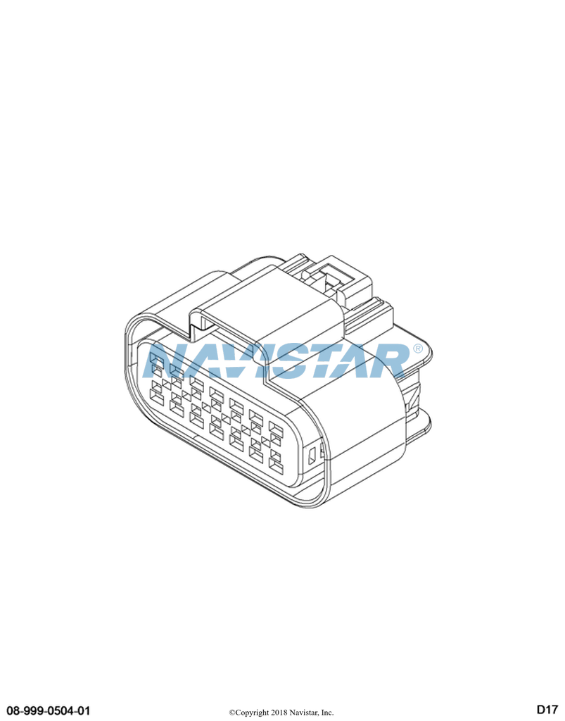 3601746C1 CONNECTR,CONNECTOR BODY 14 WAY