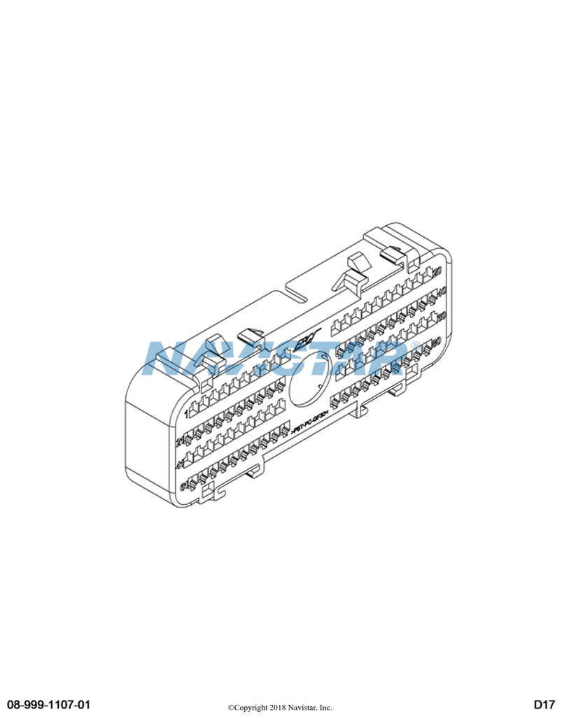 3606525C1 LOCK CONNECTOR BODY EPC 80-WAY