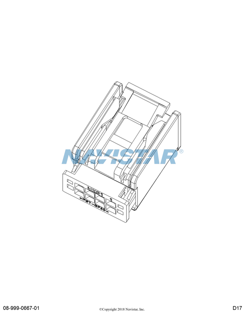 3673332C1 CONNECTR,CONNECTOR BODY  MOLEX