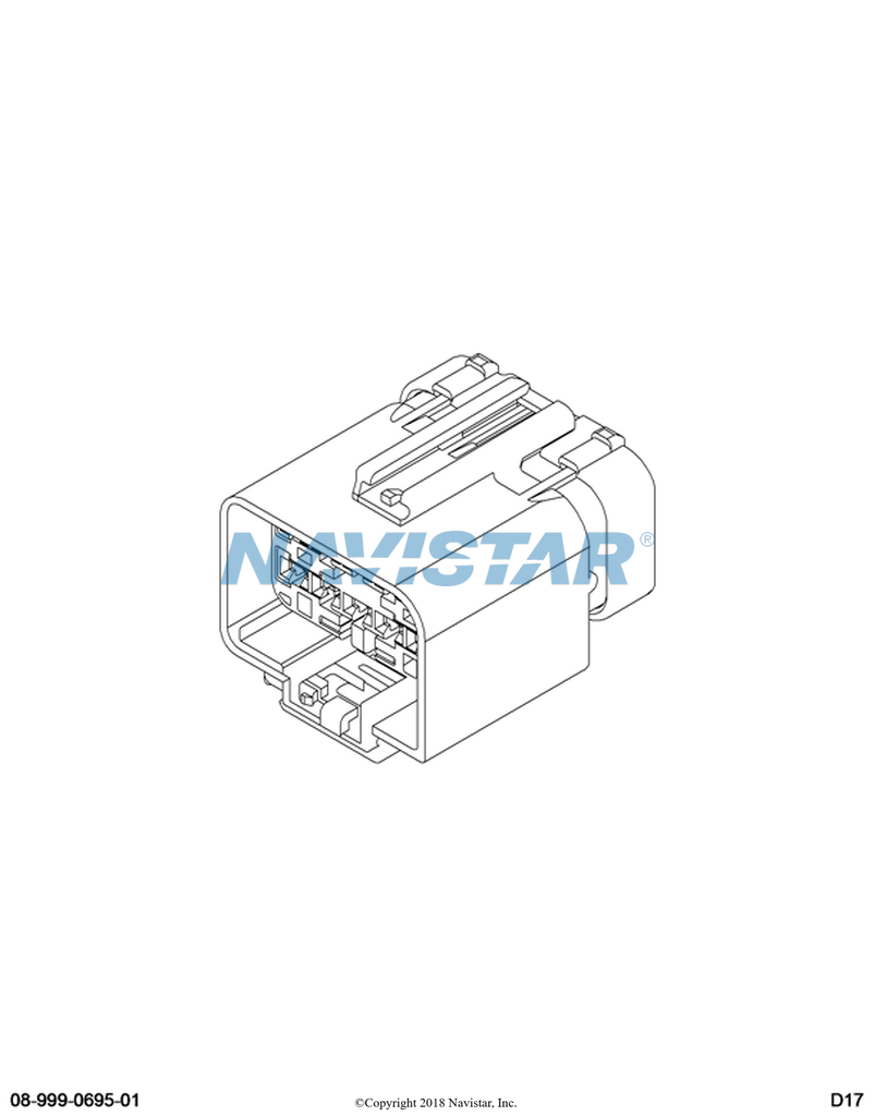 3690369C1 CONNECTR,CONNECTOR BODY  10 WA