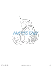 3710754C91 FLANGE TRUNNION BRG  RPL25  FW