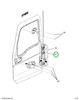 3766400C92 MIRROR,REAR VIEW, CL RH BLACK
