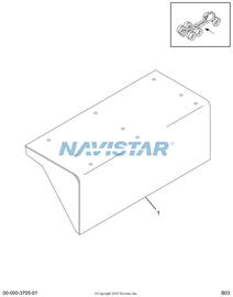 411597R1 NUT  5/16 P/T LOCK TYPE 5