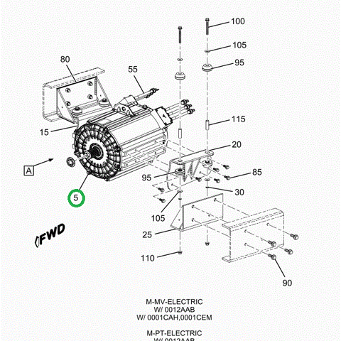 4227456C91 Motor , Electric Drive, Hv2200