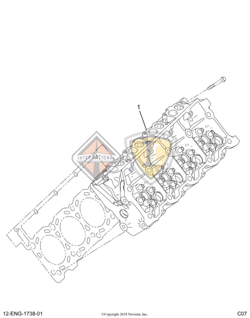 4307320R91 HEAD,KIT, CYLINDER HEAD REMAN