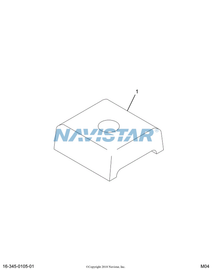 436149R1 INSULATR,INSULATOR CAB MTG