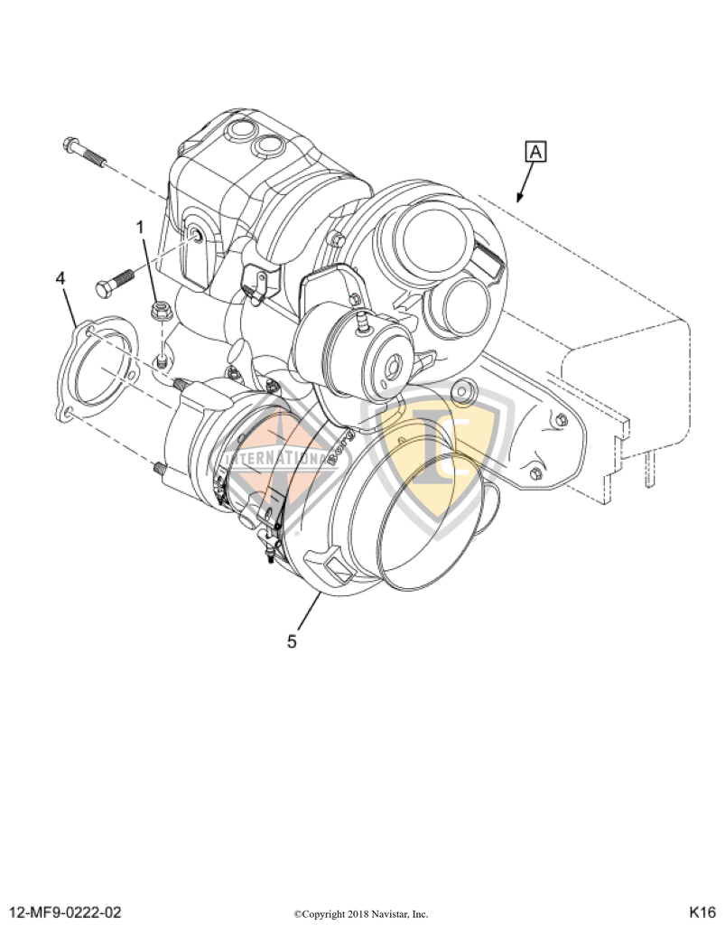 5010930R91 TRBOCHGR,KIT, REMAN TURBO HP S