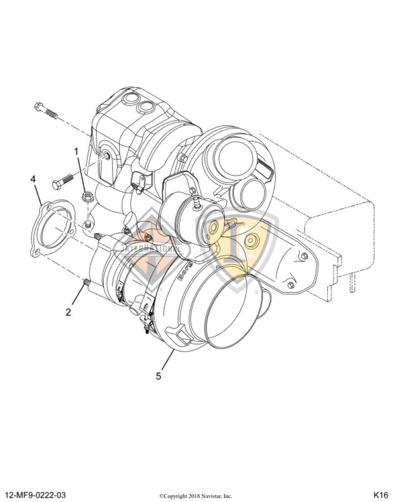 5010936R91 TRBOCHGR,KIT, REMAN TURBO LP 4