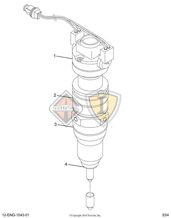 5010984R91 INJECTOR,REMAN, INJECTOR ASSY