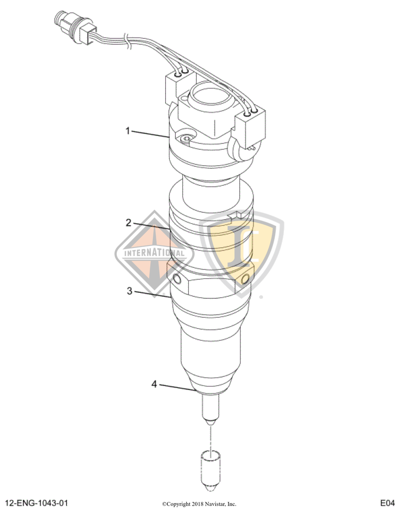 5010986R91 INJECTOR,REMAN, INJECTOR ASSY