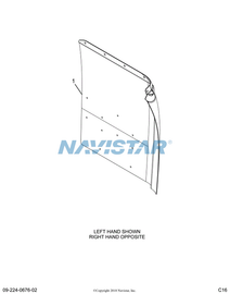 6119965C1 GUARD,FRT FENDER RH, MRD SBA