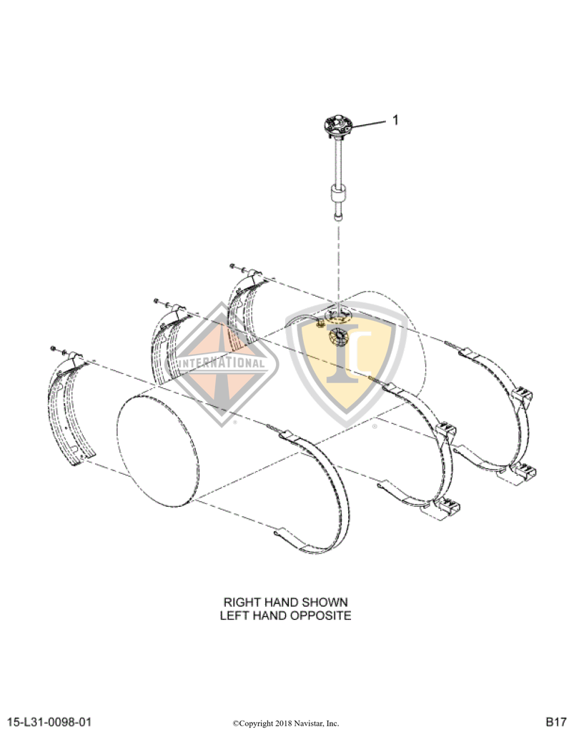 6132730C91 GAUGE,FUEL SENDER, 24 INCH, 0