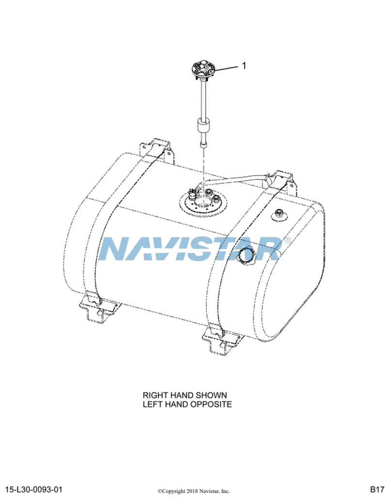 6132735C91 GAUGE,FUEL SENDER, 16 INCH, 0