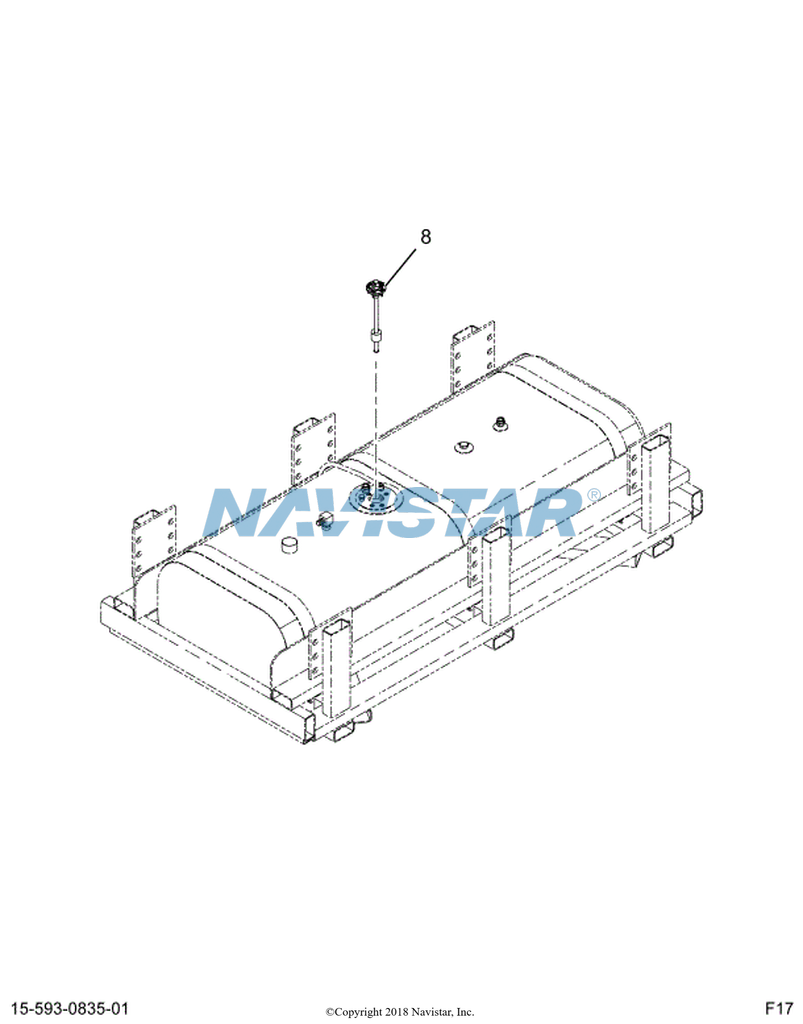 6132739C91 GAUGE,FUEL SENDER, 15 INCH, 33