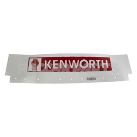 6X24WKW MUDFLAP-WHITE 6X24 KW BAR IN RED