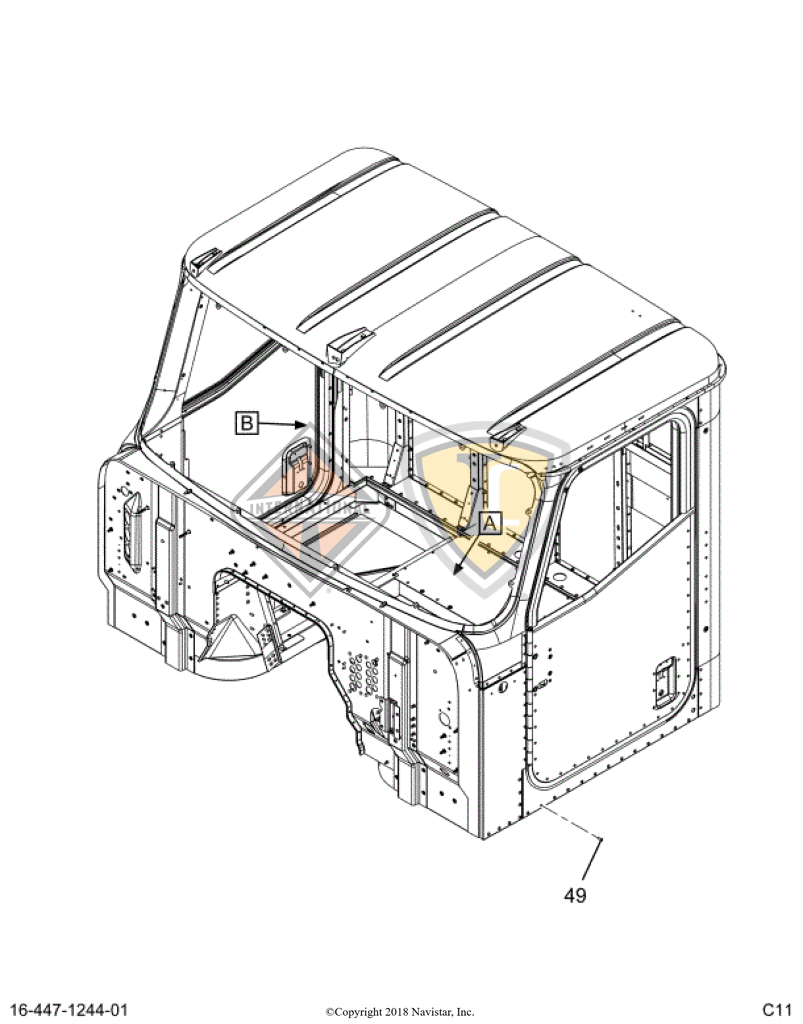 85303R1 NUT RIV