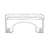 86HU E22404 BA HANDLE-DOOR,OUTSIDE ZINC
