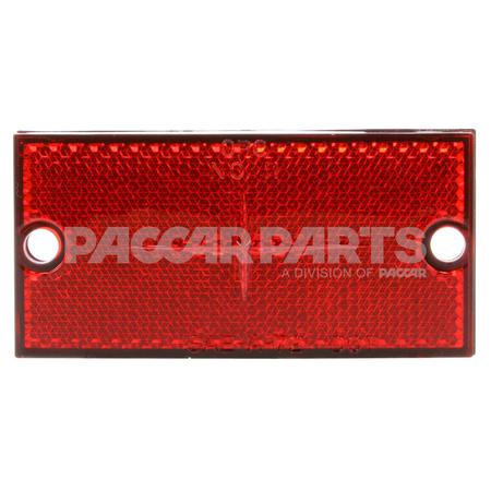 98035R REFLECTOR-RECTANGULAR RED 1.81