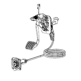 A02-14080-002 PEDAL-CLUTCH,HYD,OCS,2.2M