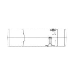 A03-27148-531 TANK-FUEL,23IN,120GL,ALUM,RH-NO EFG HOLE