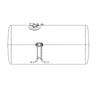 A03-28842-150 TANK-FUEL,25 INCH,100 GAL,ALUM,PLAIN,LH