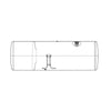 A03-35695-565 TANK-FUEL,25IN,150GL,ALUM,RH-NO EFG HOLE