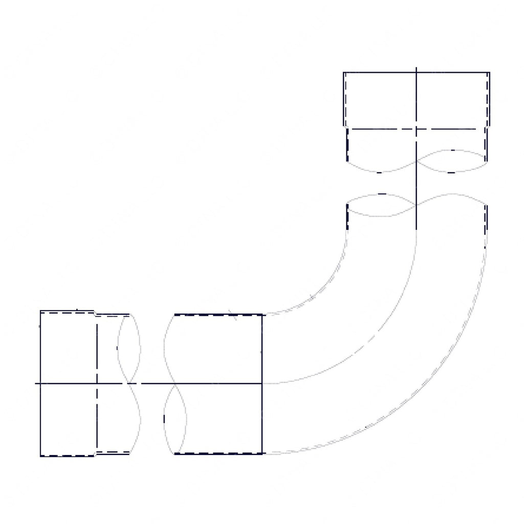 A04-15281-091 PIPE-5 I.D 90 DEG