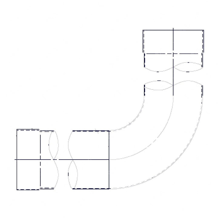 A04-15281-091 PIPE-5 I.D 90 DEG