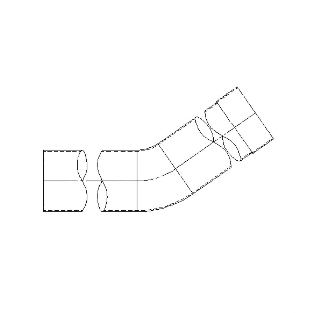 A04-15562-043 PIPE-EXHAUST,5" ID-OD,35DEG