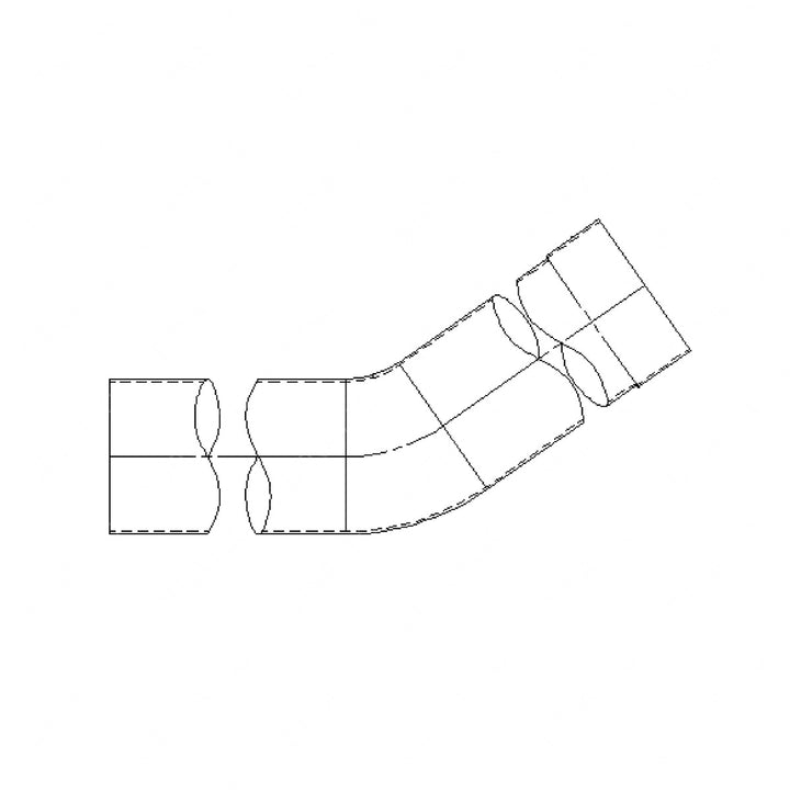 A04-15562-043 PIPE-EXHAUST,5" ID-OD,35DEG