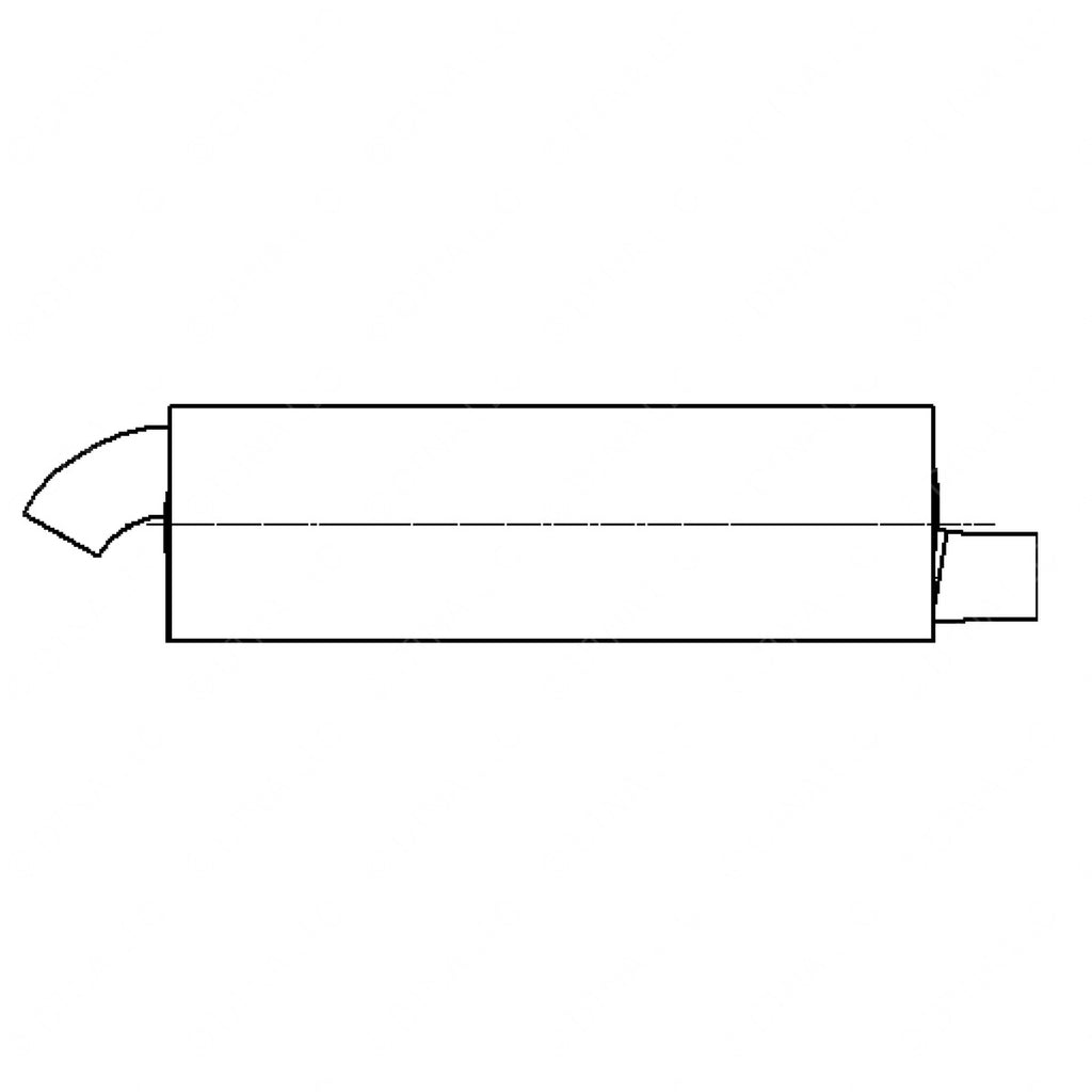 A04-16704-001 MUFFLER, ENG. EXH.