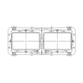 A06-15605-006 HEADLAMP & HOUSING-OFFSET,RECT,HAL,LH