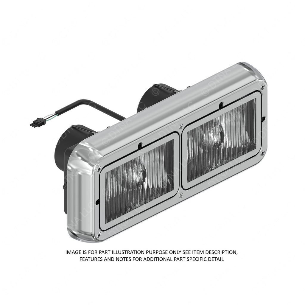 A06-83978-001 HEADLAMP-DUAL,RECT,CRM BZL,RH