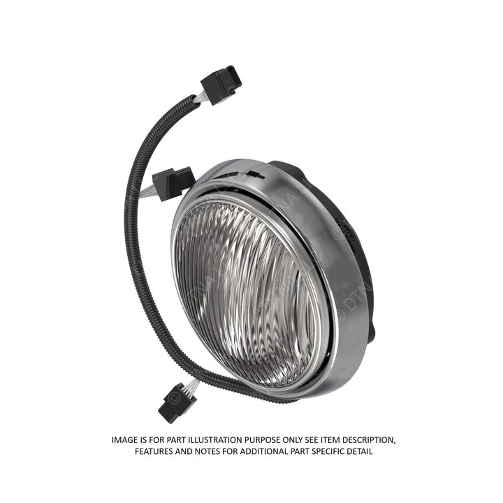 A06-95172-001 HEADLAMP-ASSY,RHD,7" RND,HI BEAM