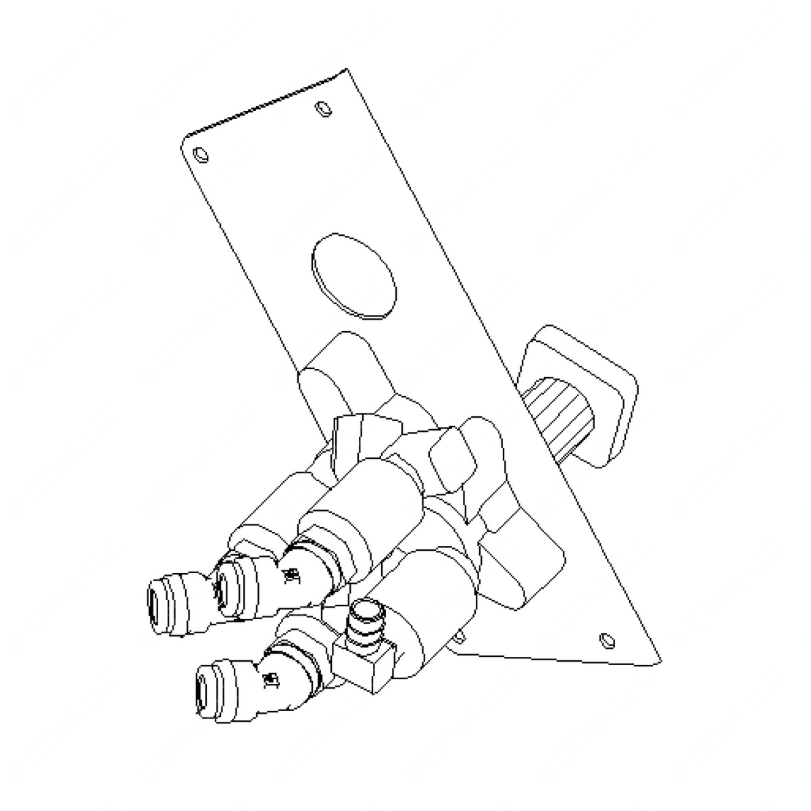 A12-15428-002 VALVE ASSY-1 KNOB PARK