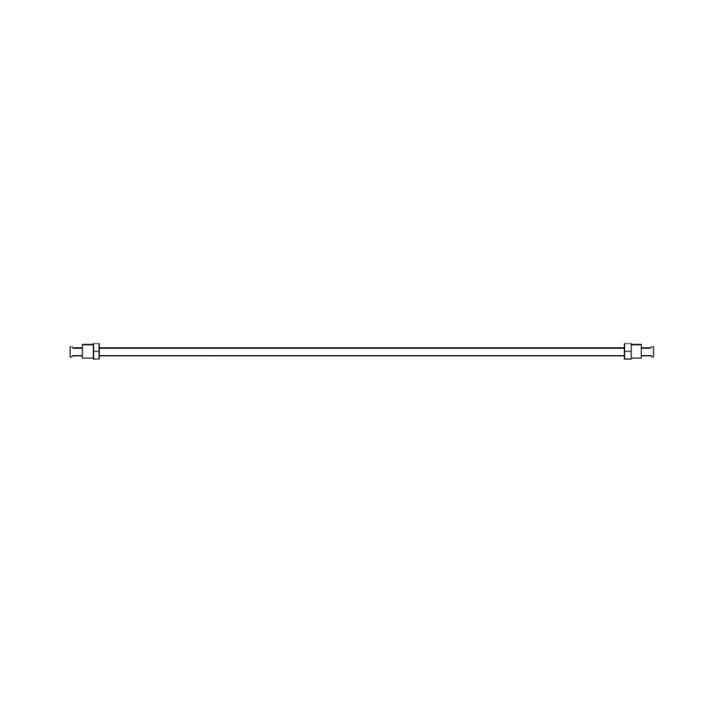 A12-24750-045 TUBE-HYDRAULIC,STEEL,1/4 INCH OD,450MM