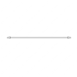 A12-24750-092 TUBE-HYDRAULIC,STEEL,1/4 INCH OD,925MM
