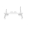 A15-20555-007 RAIL - CROSSMEMBER FRAME,FRONT,11 IN