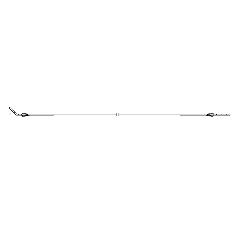 A17-12409-002 CABLE-HOOD STOP,NYLON,120SD,49.5IN LG