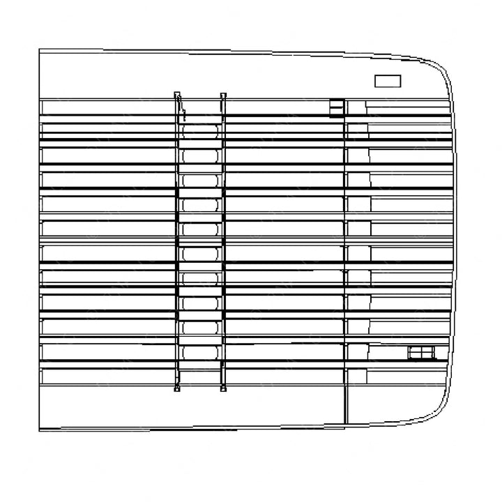 A17-14766-000 GRILLE-RADIATOR,HOOD MOUNTED,HWY