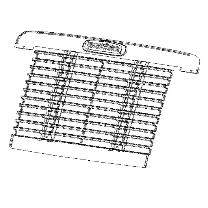 A17-14767-002 GRILLE HOOD MTD HWY, FTL 106, 112