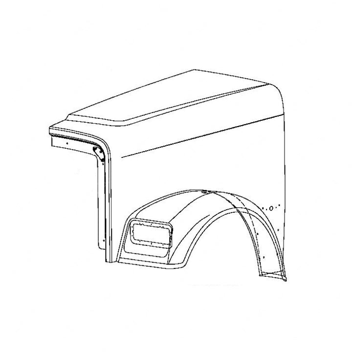 A17-14881-003 HOOD-W/GRILLE SURROUND