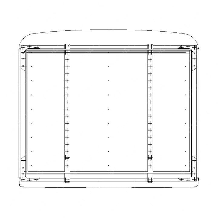 A17-17357-002 GRILLE-W/SCREEN AND SNAPS FLD120